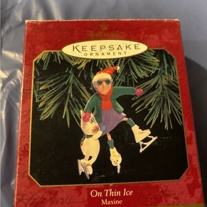 Hallmark Keepsake Ornament with Red and Green Accents